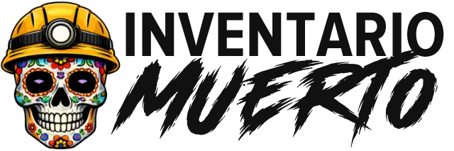 Inventario Muerto - Logo letras negras